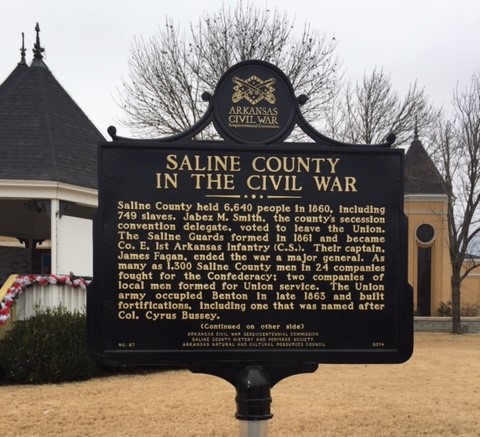Saline County in the Civil War Marker