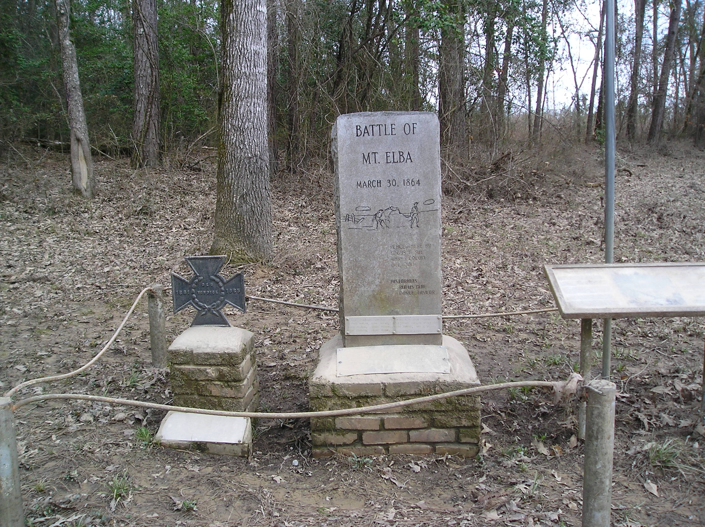 Battle of Mt. Elba Marker