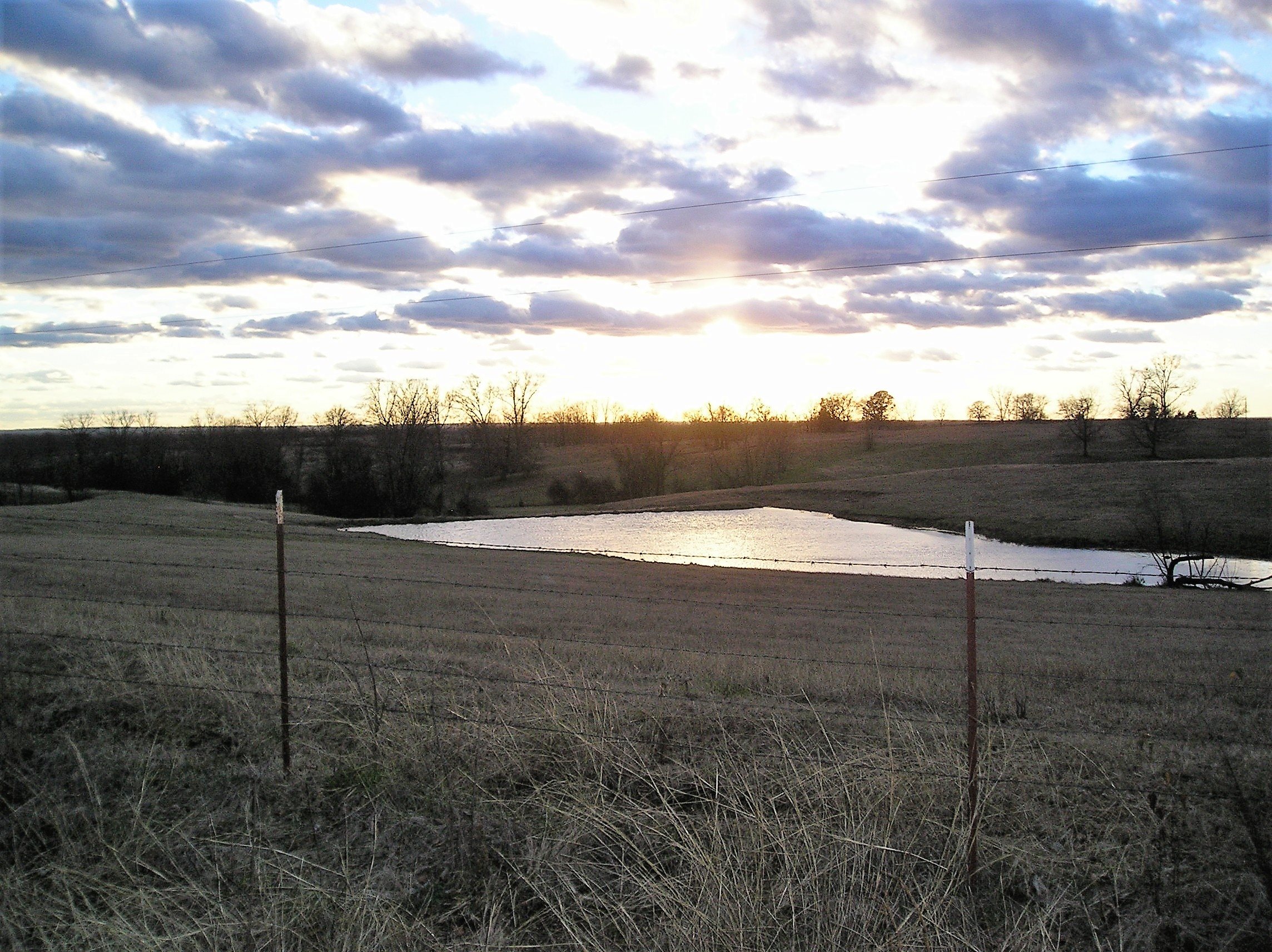 Looking West Over the Hills South of Okolona