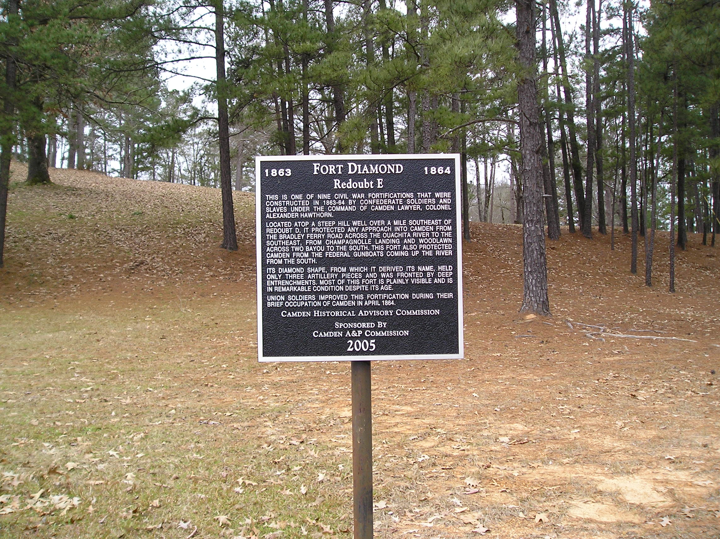 Redoubt E - Fort Diamond